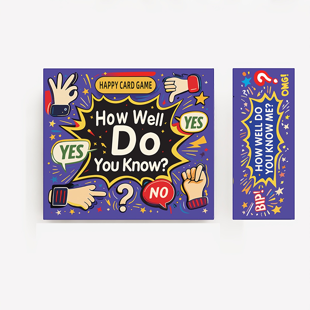 Board Game With Questions - 50 Deep Question Board Card Game