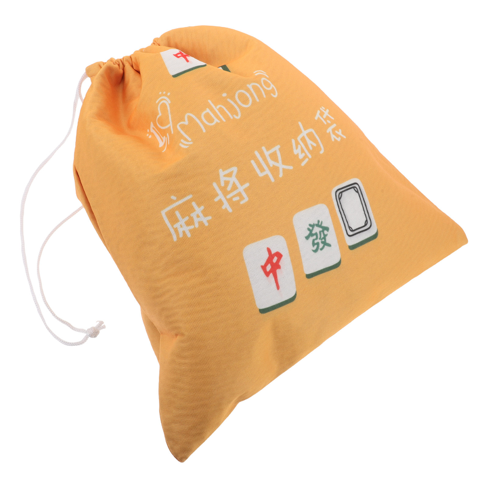 Tile Bag Drawstring - Large Fabric Mahjong Storage Pouch Drawstring