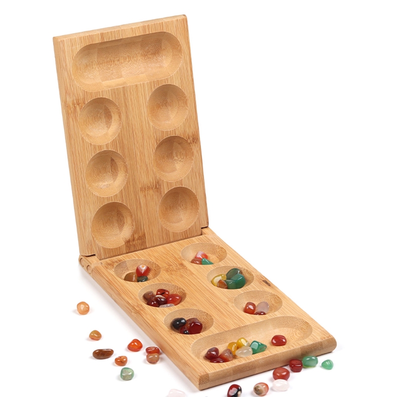 Board Game Ranking - Mancala Board Game with Colorful Stones