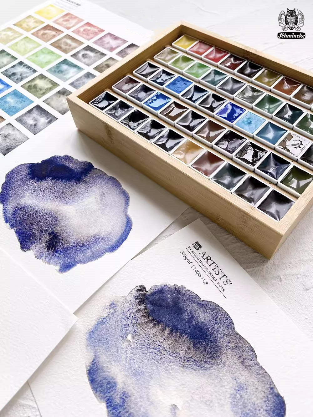 Miniature Painting Set - Schmincke Granulating Watercolor Paint Mini 1ml/2ml