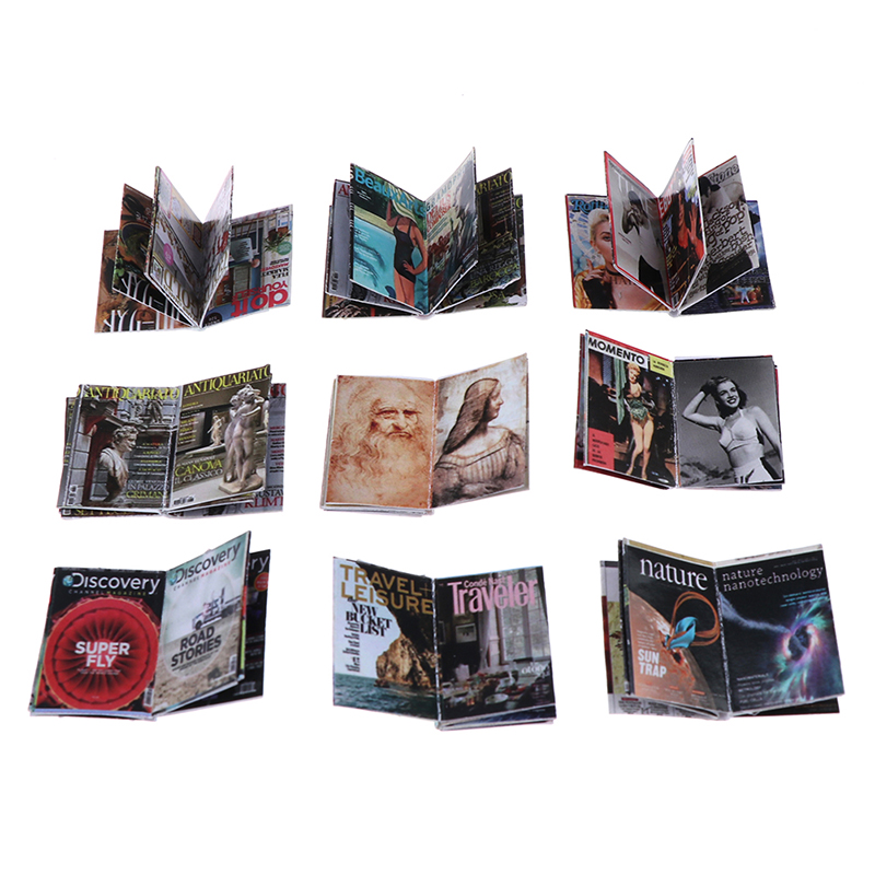 Miniature Terrain Set - 3pcs/set 1:12 Dollhouse Miniature Book Mini