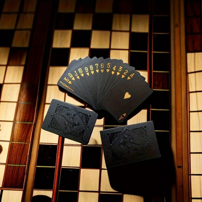 Board Game Pdf - Color Black Gold Playing Card Game