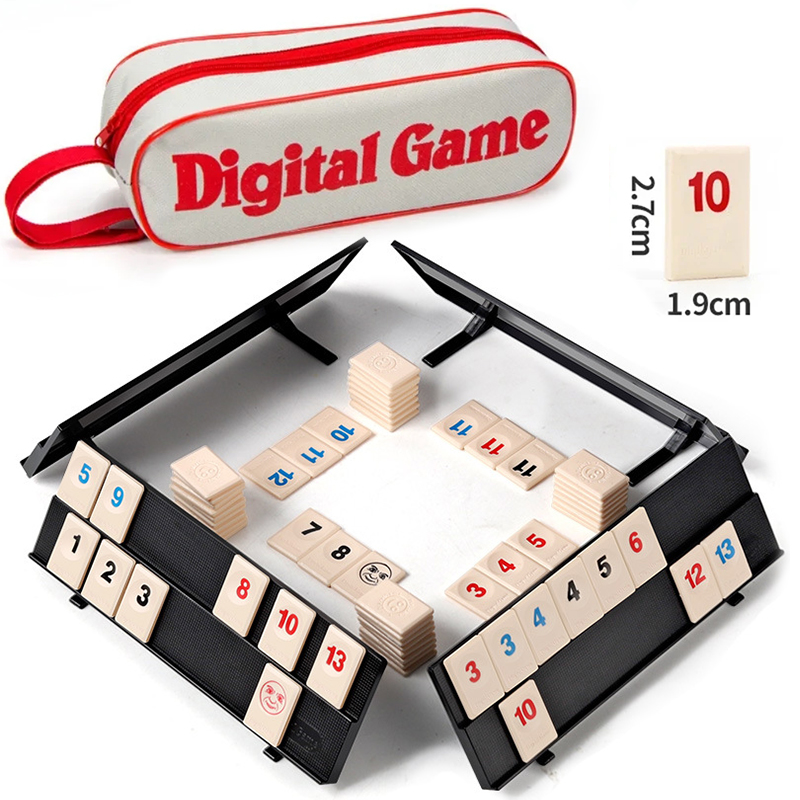 Board Game Pdf - Rummy Cube Game with 4 Racks,