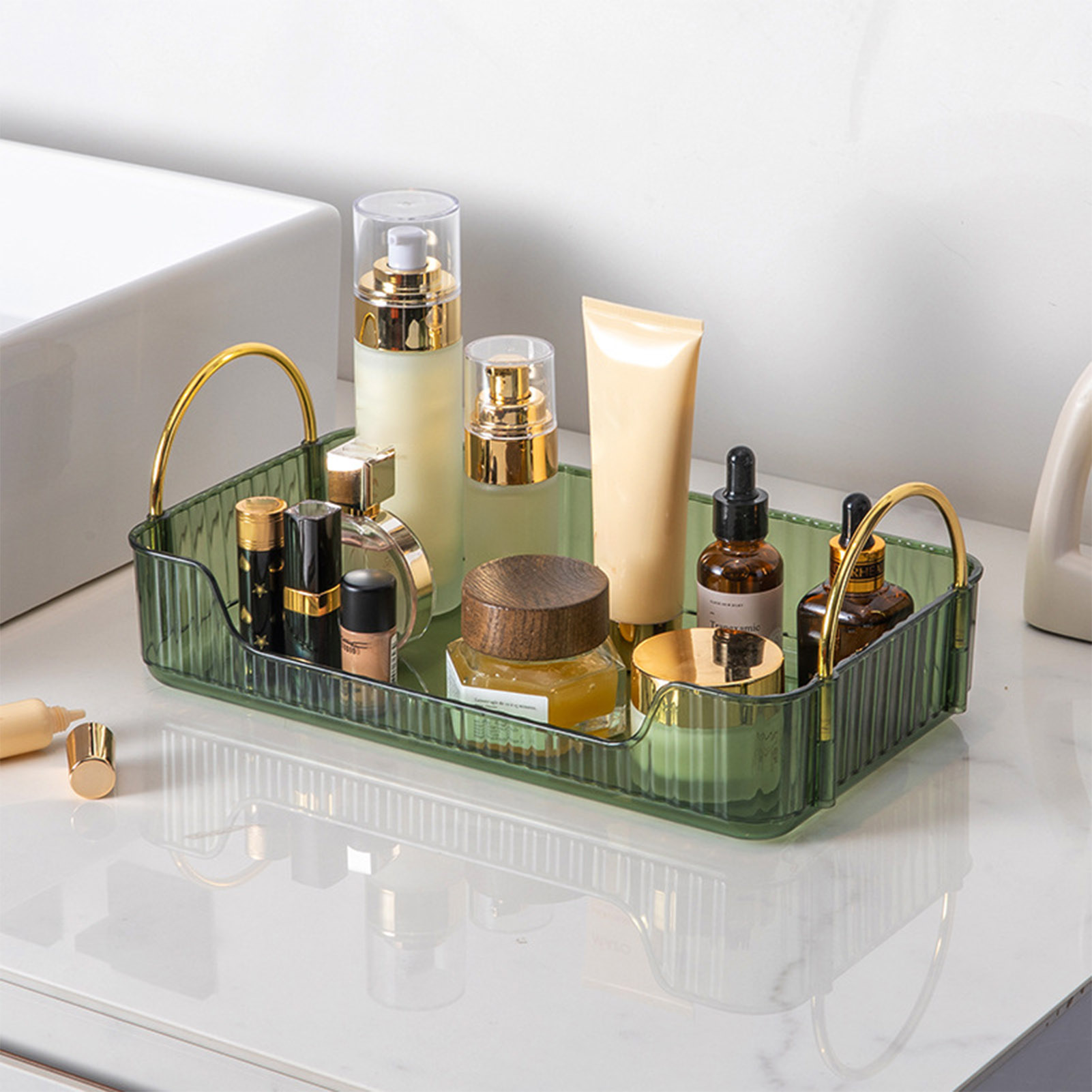 Bathroom Organizer Rack Light  - Token Tray Organizer recension och pris