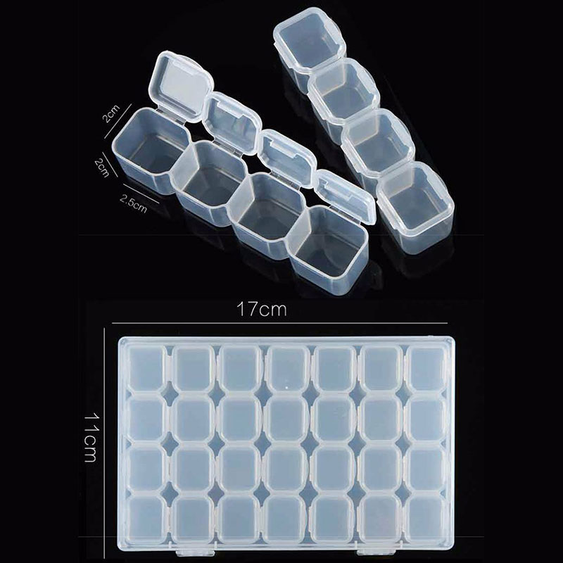 Transparent Nails Art Organize - Token Tray Organizer recension och pris