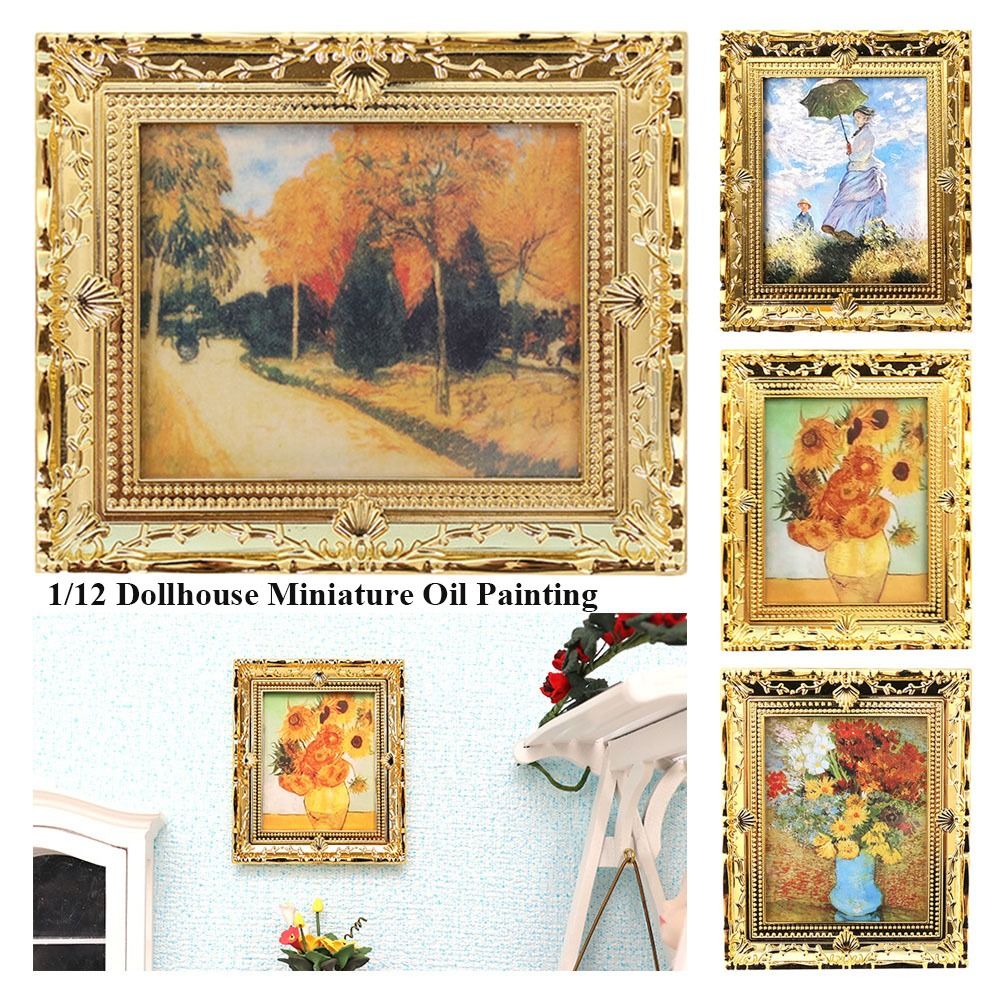 1/12 Dollhouse Miniature Oil P - Miniature Painting Set recension och pris