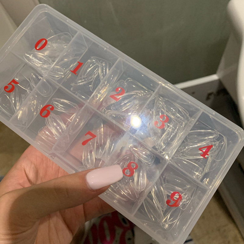 1box Empty Nail Tips Organizer - Token Tray Organizer recension och pris
