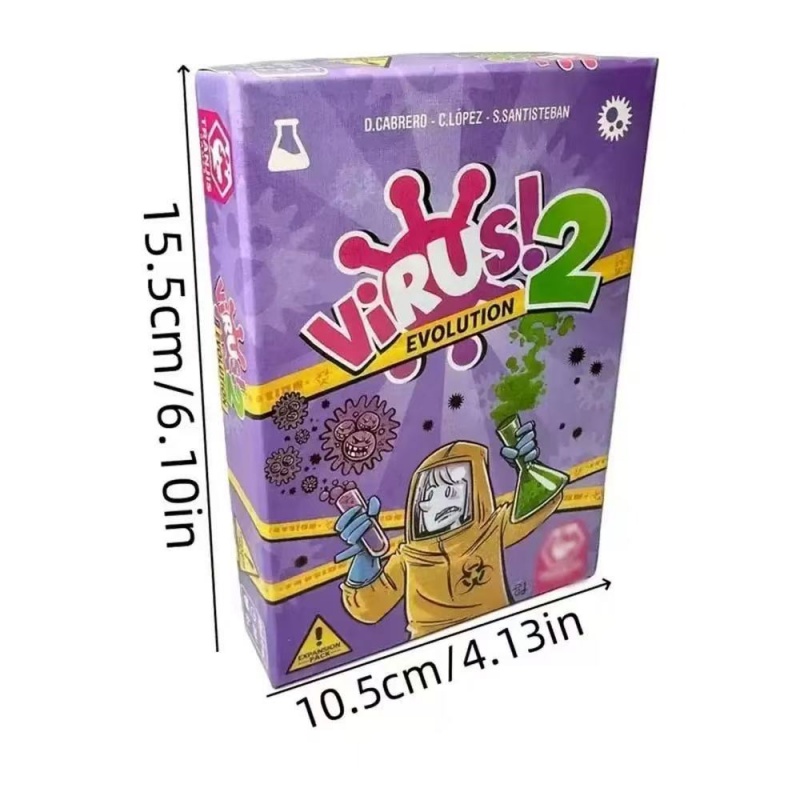 Family Strategy Card Game Set  - Board Game Virus recension och pris