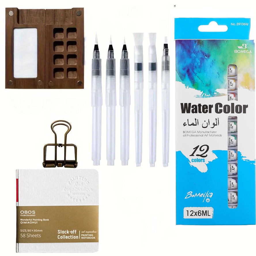 Travel Paint Palette Pocket Ar - Miniature Painting Set recension och pris