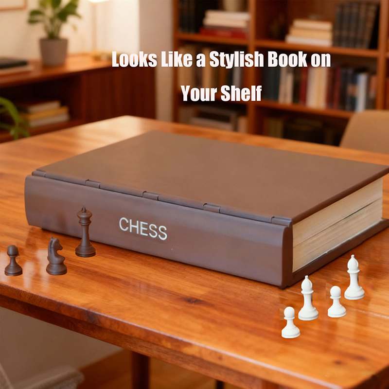 Chess Set 3D Printed Book Fold - Board Game Print recension och pris