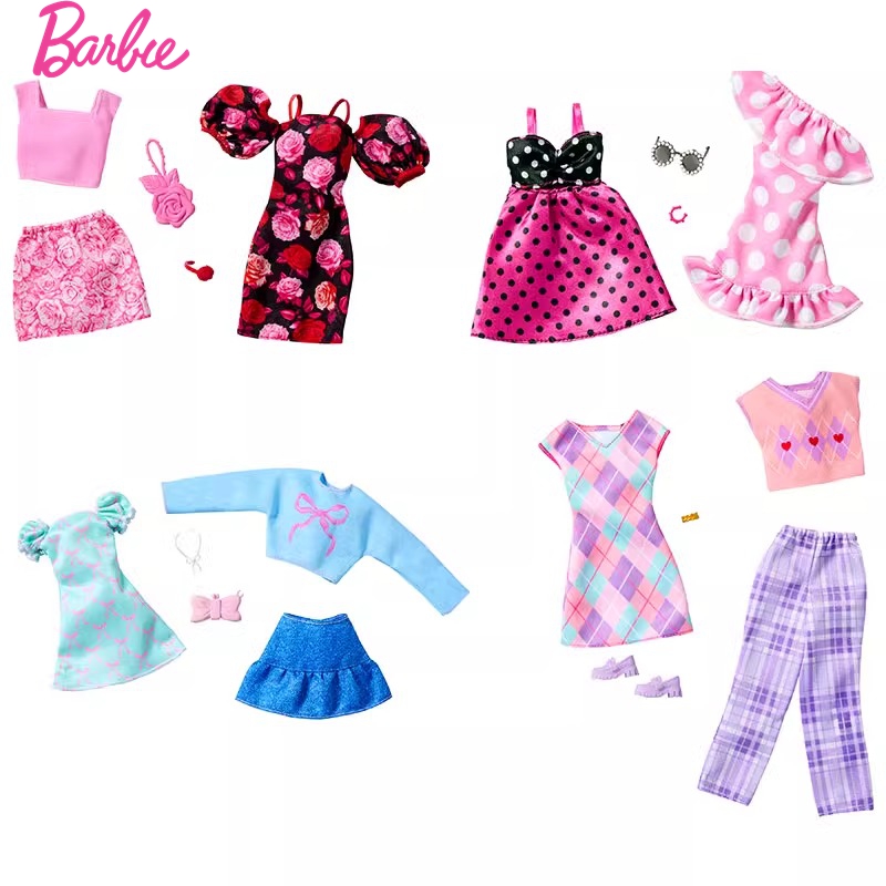 Assorted Set of Original Fashi - Mattel Toy Barbie recension och pris