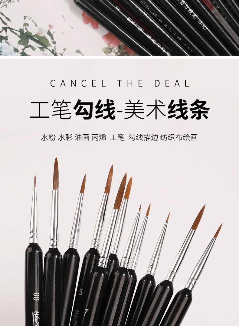 11 PCS Detail Paint Brush Set  - Miniature Painting Set recension och pris
