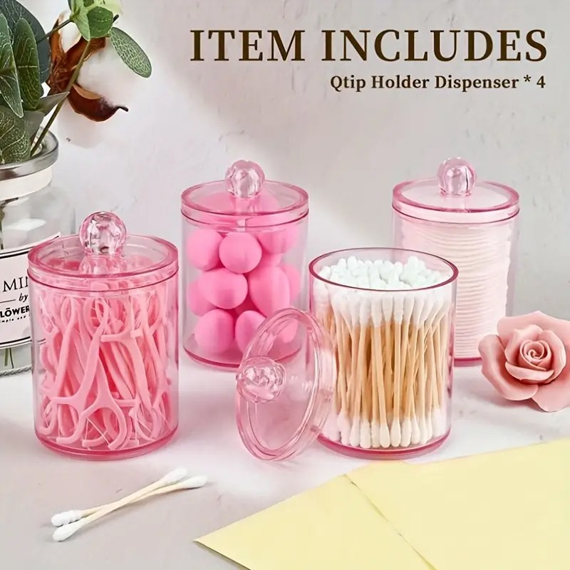 Transparent Cotton Swab Storag - Token Tray Organizer recension och pris