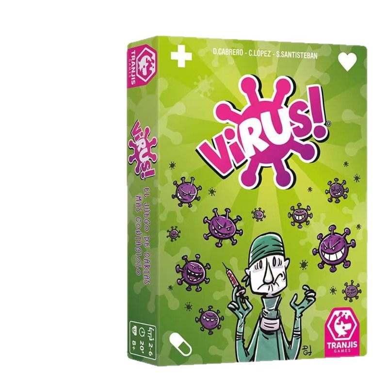 Family Strategy Card Game Set  - Board Game Virus recension och pris