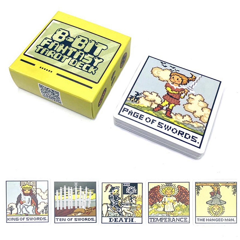 1Box 8 Bit Fantasy Tarot Deck  - Board Game Name recension och pris