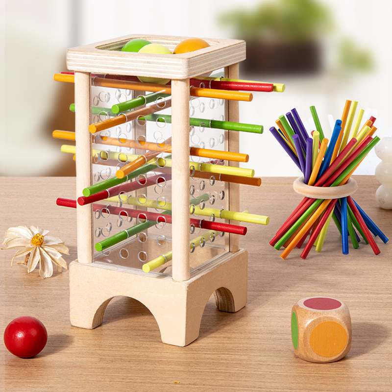 Wooden Stick Board Game Parent - Board Game For 6 Years Old recension och pris