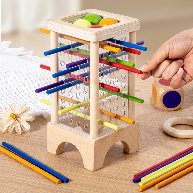 Wooden Stick Board Game Parent - Board Game For 6 Years Old recension och pris