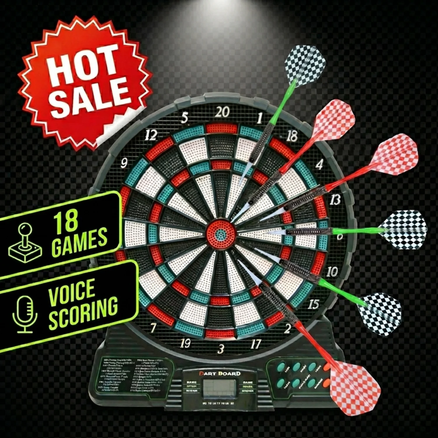 DartVibe Electronic Dart Board - Board Game Ranking recension och pris