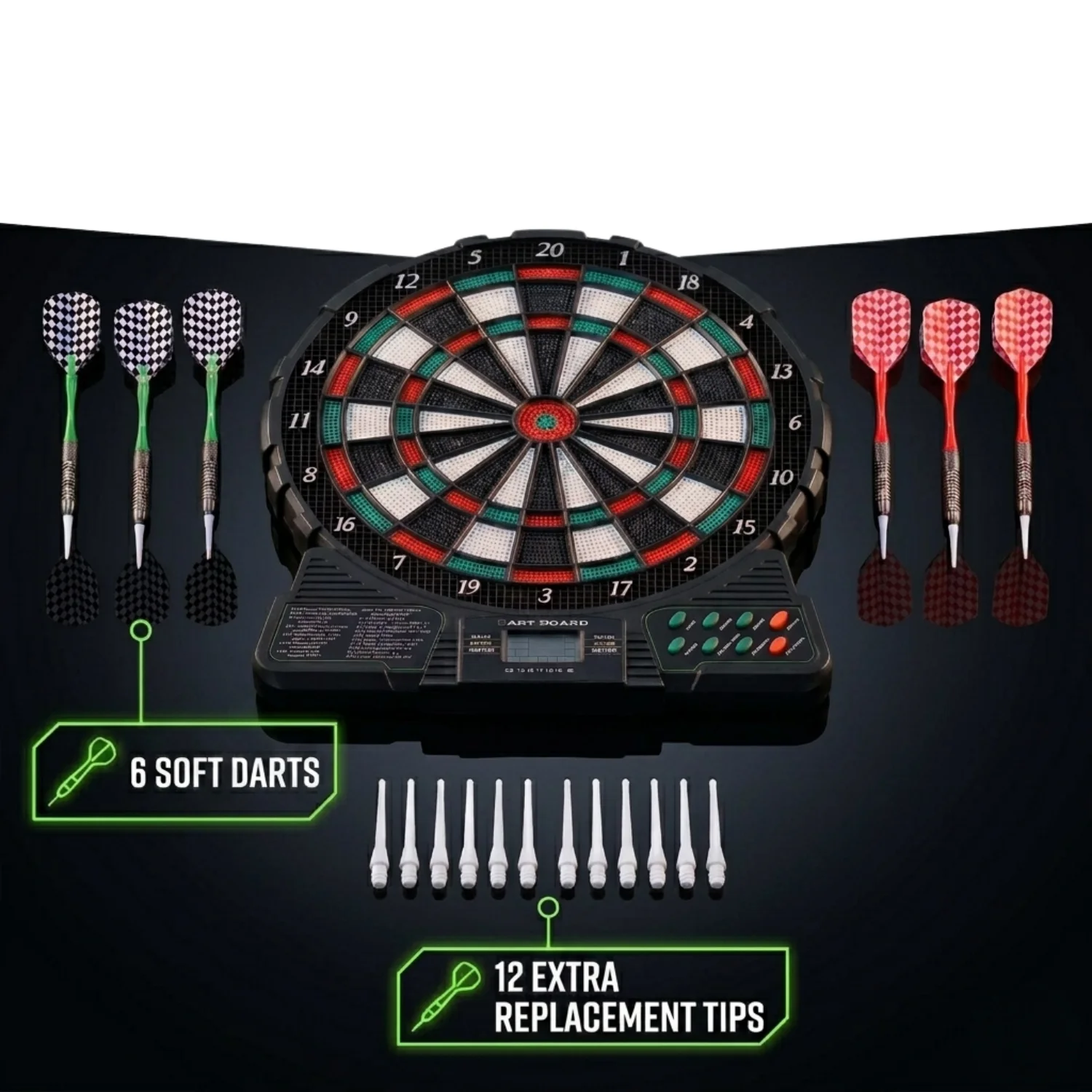 DartVibe Electronic Dart Board - Board Game Ranking recension och pris