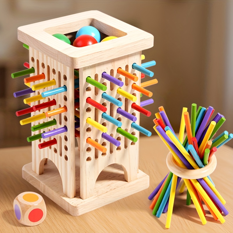 Montessori Wooden Board Game C - Board Game Name recension och pris