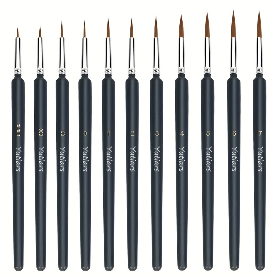 11/22pcs Miniature Paint Brush - Miniature Painting Set recension och pris