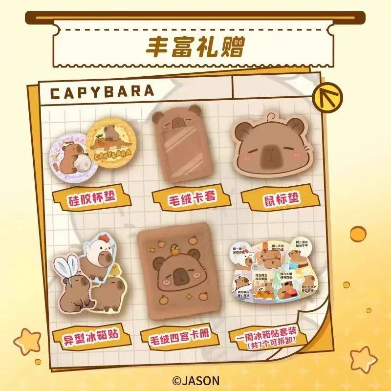 2025 Capybara Card Fun CCG Ani - Board Game For 6 Years Old recension och pris