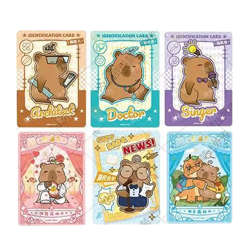 2025 Capybara Card Fun CCG Ani - Board Game For 6 Years Old recension och pris
