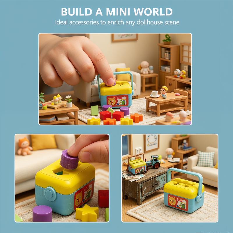 Miniature Shape Sorting Toy Ed - Miniature Terrain Set recension och pris