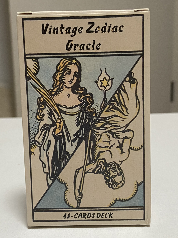 vintage zodiac oracle cards 48 - Board Game Vantage recension och pris