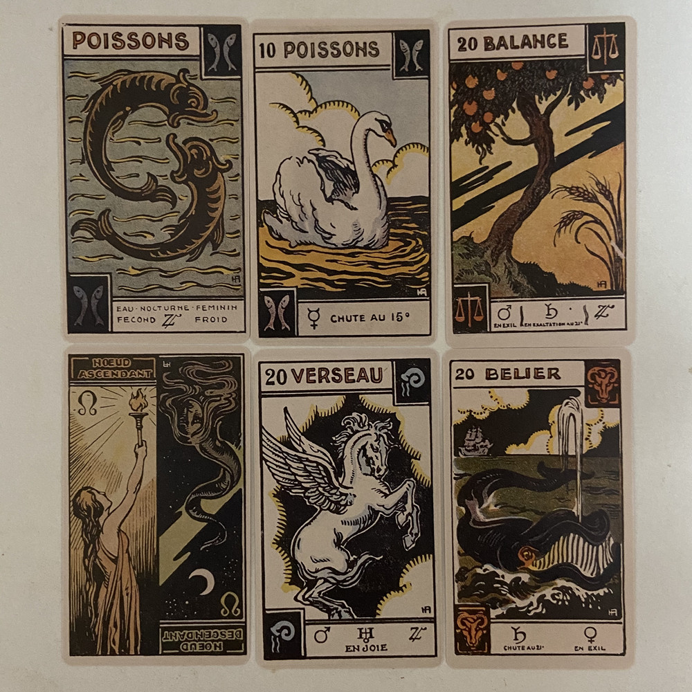 vintage zodiac oracle cards 48 - Board Game Vantage recension och pris