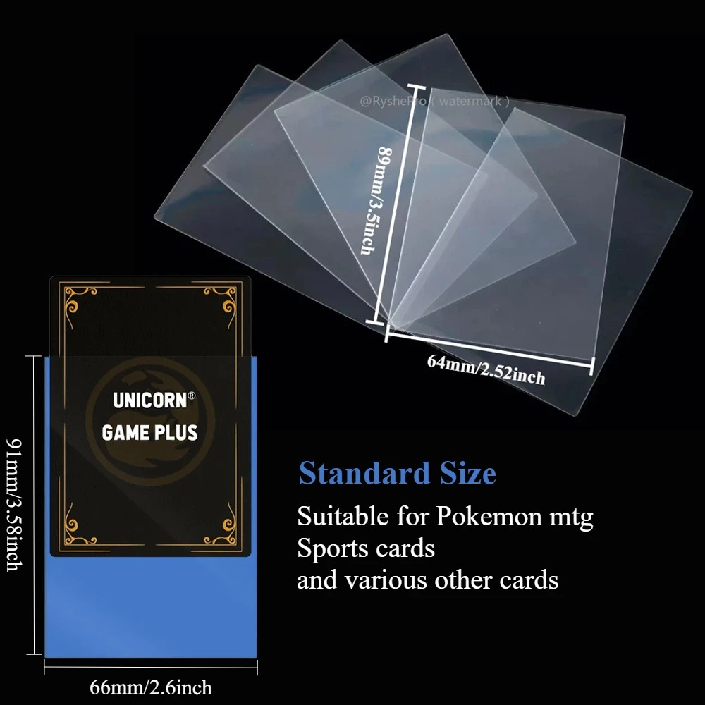 200PCS Card Sleeves Trading Ca - Board Game For 6 Years Old recension och pris