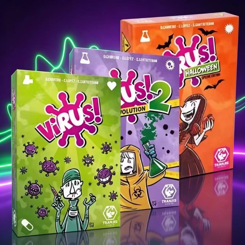 Family Strategy Card Game Set  - Board Game Virus recension och pris