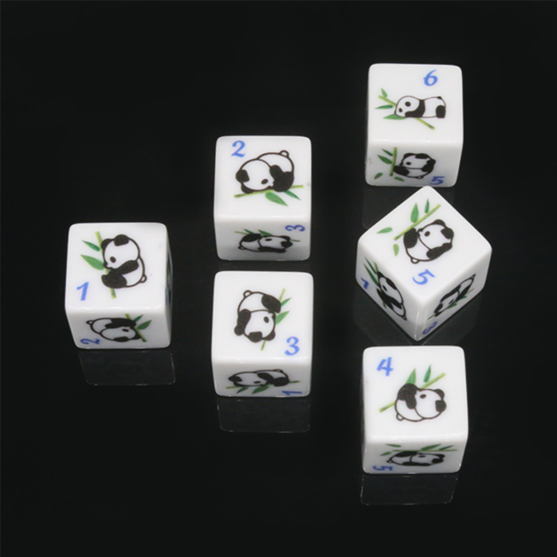 Panda Print 6-sided Game Dice  - Board Game Print recension och pris