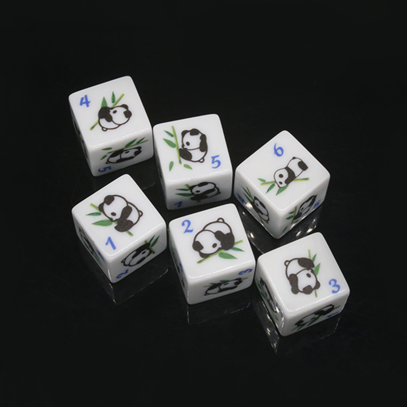 Panda Print 6-sided Game Dice  - Board Game Print recension och pris
