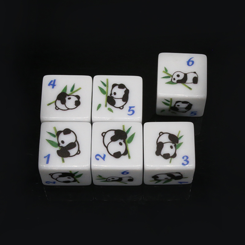 Panda Print 6-sided Game Dice  - Board Game Print recension och pris