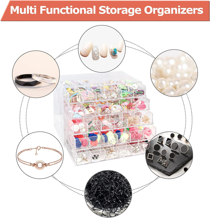 Transparent Jewelry Storage Bo - Token Tray Organizer recension och pris