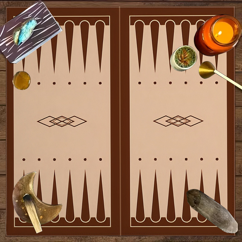 1pc Brown Backgammon Board Pri - Board Game Vantage recension och pris