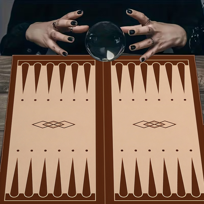 1pc Brown Backgammon Board Pri - Board Game Vantage recension och pris