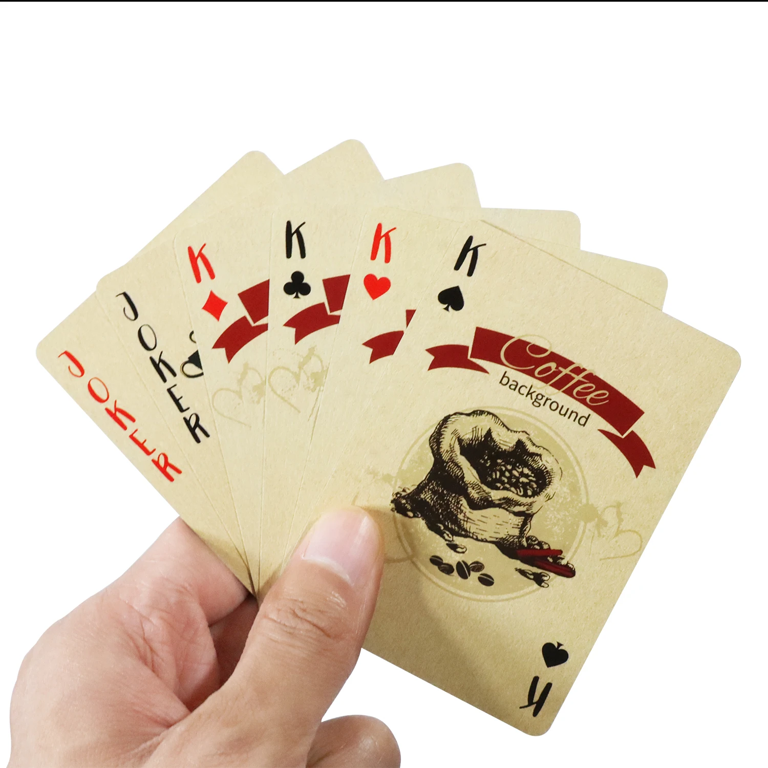 Coffee Paper Playing Cards Vin - Board Game Vantage recension och pris
