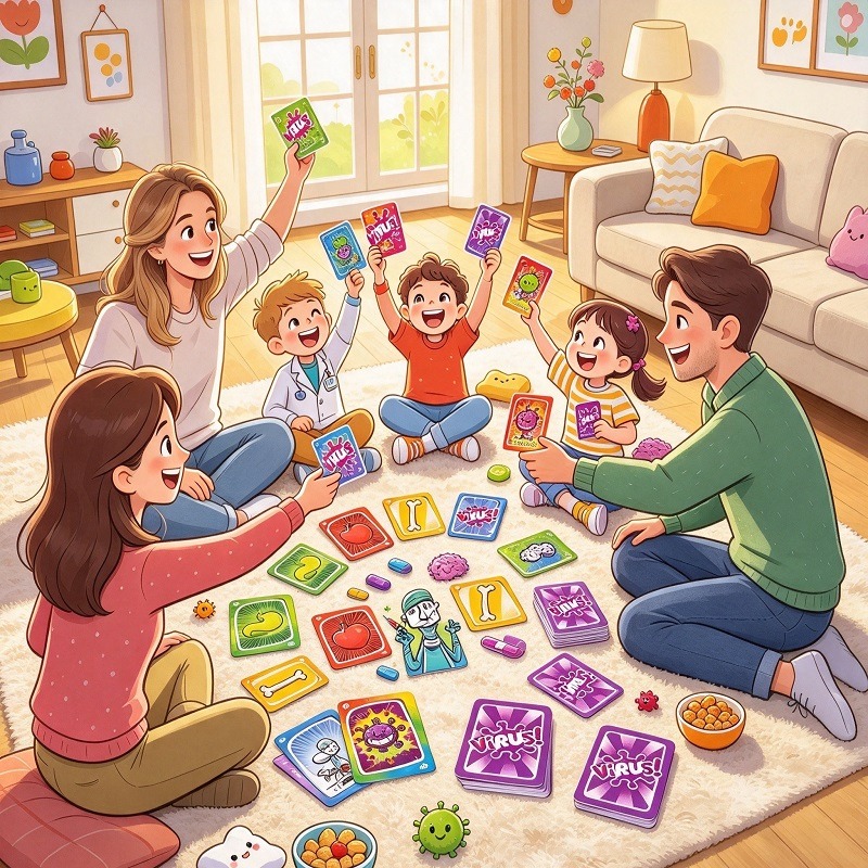 2026 Family Strategy Card Game - Board Game Name recension och pris