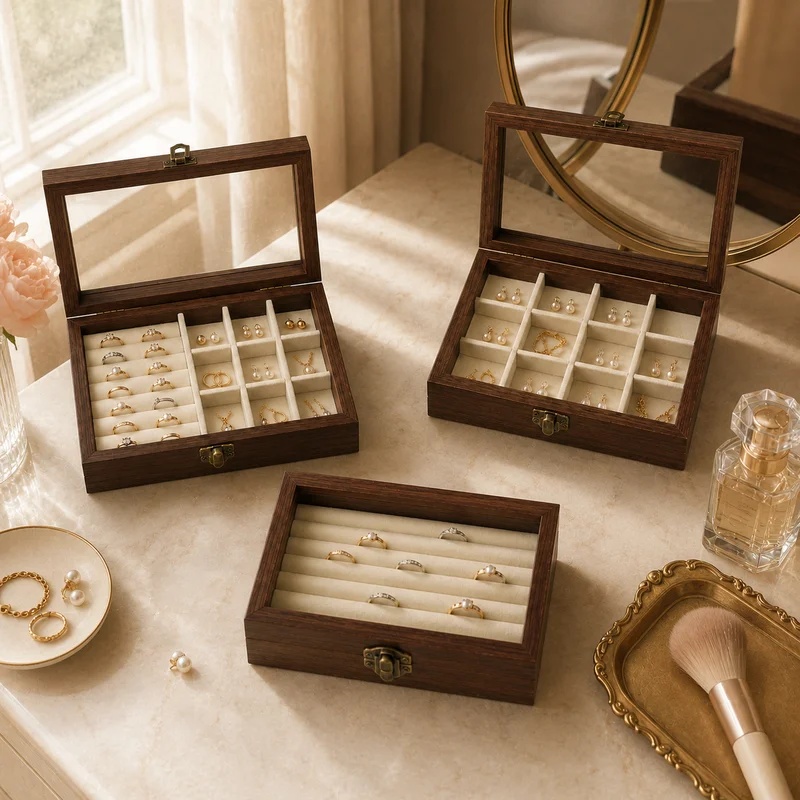 Bedroom Desktop Walnut Pattern - Token Tray Organizer recension och pris