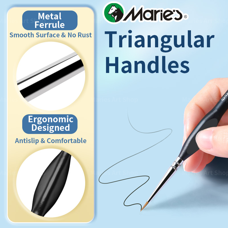 15pcs Marie's Detail Paintbrus - Miniature Painting Set recension och pris