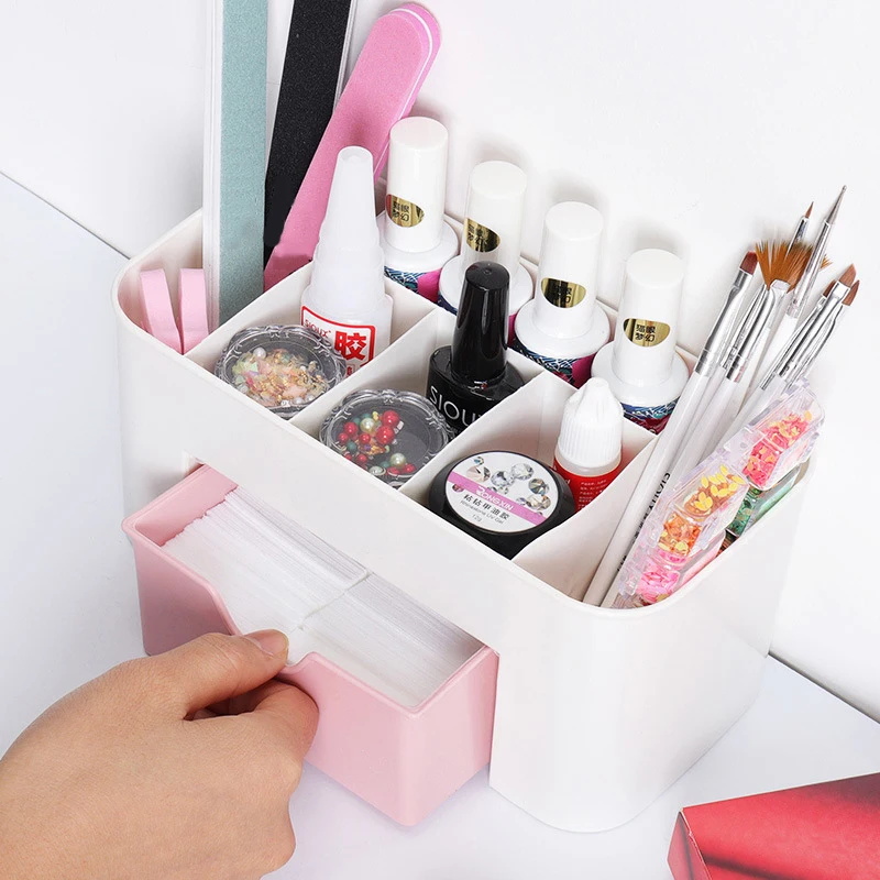 Nail Art Organizer Desktop Dra - Token Tray Organizer recension och pris