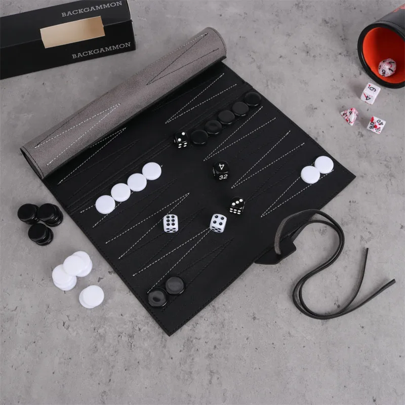 Roll Up Backgammon Sets Portab - Board Game Vantage recension och pris