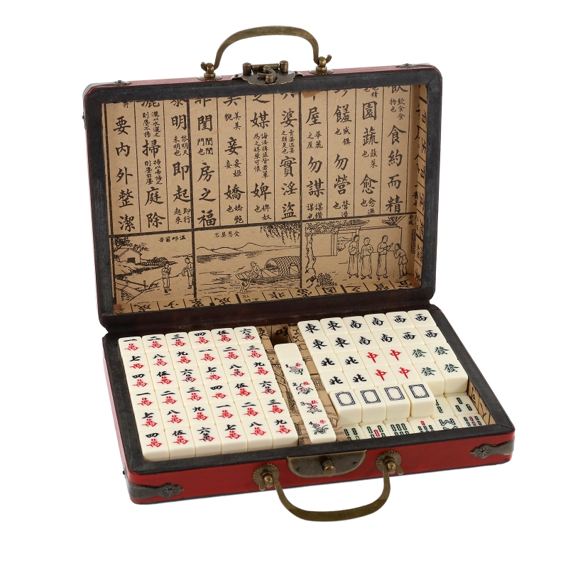 Mah-Jong 144 Tiles Chinese Num - Board Game Vantage recension och pris