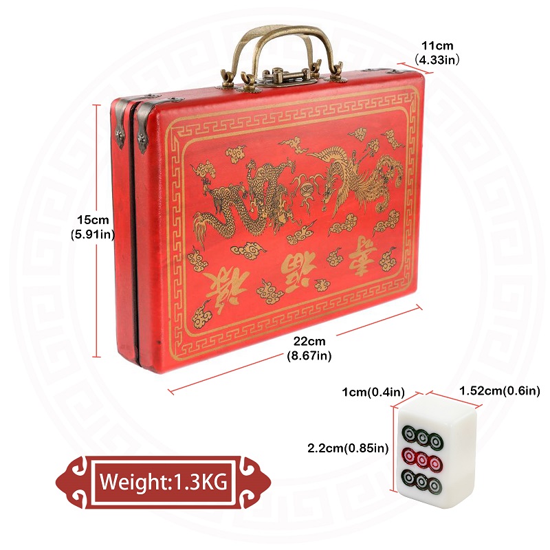 Mah-Jong 144 Tiles Chinese Num - Board Game Vantage recension och pris